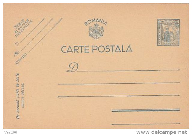 PRINCE DUCA OF MOLDAVIA, TRANSNISTRIA, HETMAN OF UKRAINE, PC STATIONERY, ENTIER POSTAL, UNUSED, ROMANIA - Cartas & Documentos