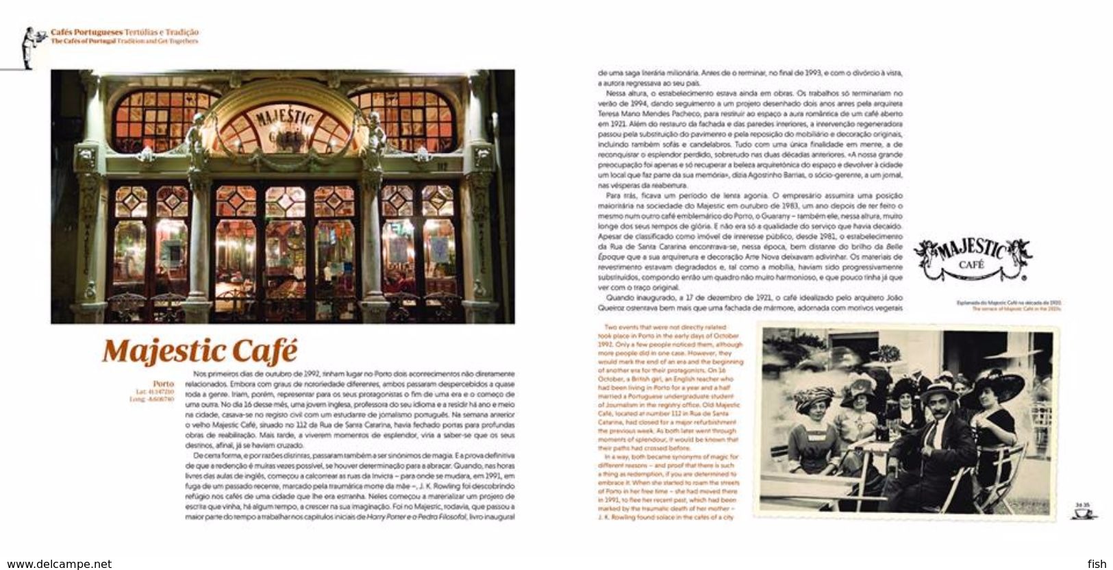 Portugal ** & Book, The Cafés Of Portugal Tradition And Get-Togethers 2016 (7660) - Libro Del Año