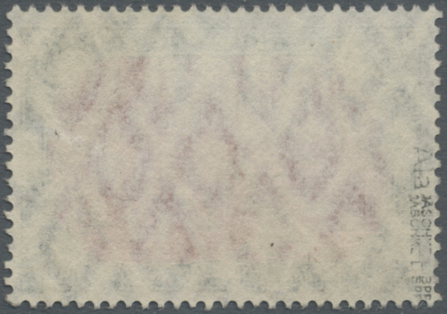 O Deutsches Reich - Germania: 1906, 5 M. Grünschwarz/dunkelkarmin (gelblichrot Quarzend), Seltene Farb - Unused Stamps