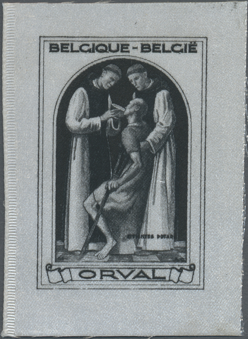 (*) Belgien: 1943 From The Unissued Orval "oeuvres De La Miséricorde" Set, Two Die Proof Without Value Numerals Of - Other & Unclassified