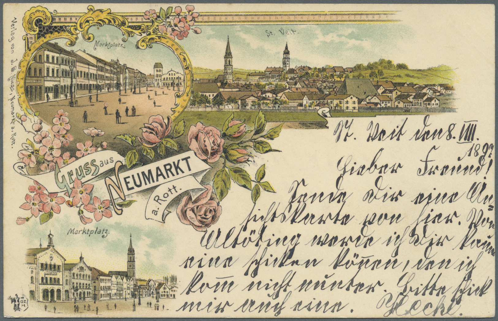 Ansichtskarten: Bayern: OBERPFALZ, Schöne Garnitur Mit 16 Historischen Ansichtskarten, überwiegend L - Altri & Non Classificati