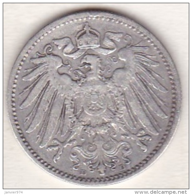 Empire. 1 Mark 1892  D (MUNICH)    , En Argent - 1 Mark