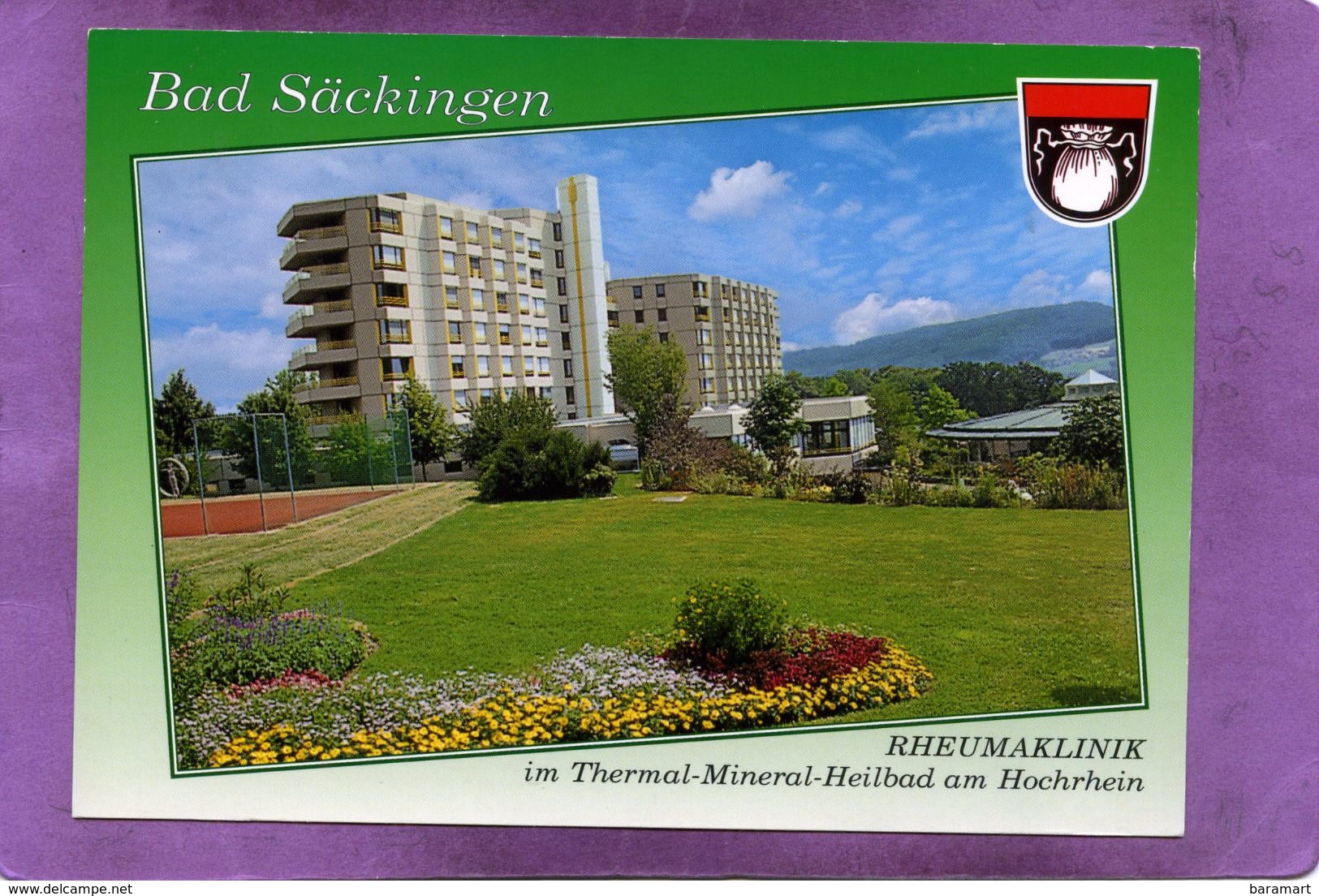 Bad Säckingen  RHEUMAKLINIK Im Thermal-Mineral-Heilbad  Am Hochrhein  Blason - Bad Saeckingen