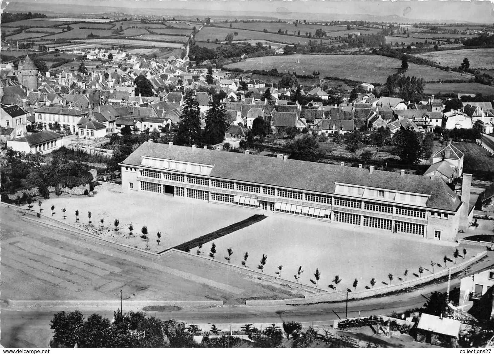 21-ARNAY-LE-DUC- VUE DU CIEL - Arnay Le Duc