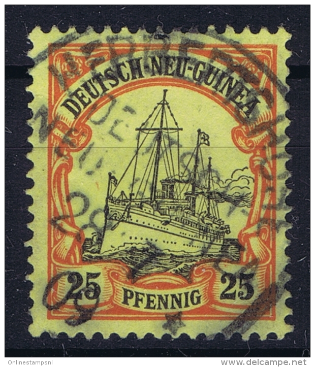 Deutsch-Neuguinea: Mi Nr  11 Cancel Herbertshohe  Friedemann Stempel 10 - Deutsch-Neuguinea