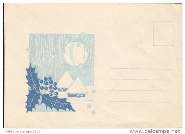 65399- WINTER LANDSCAPE, HOUSE, MISTLETOE, SPECIAL COVER, UNUSED, ROMANIA - Other & Unclassified