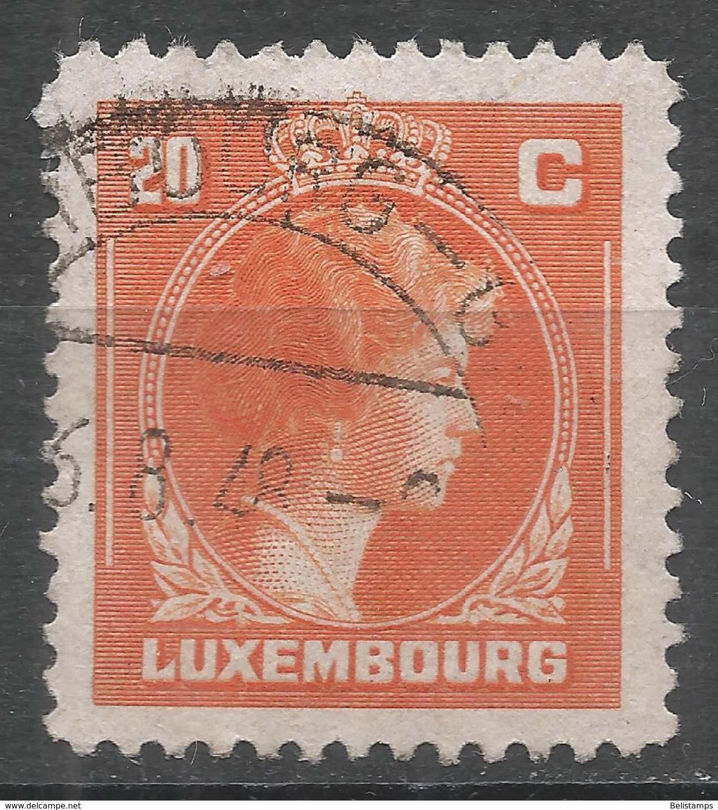 Luxembourg 1946. Scott #219A (U) Grand Duchess Charlotte - 1944 Charlotte Right-hand Side