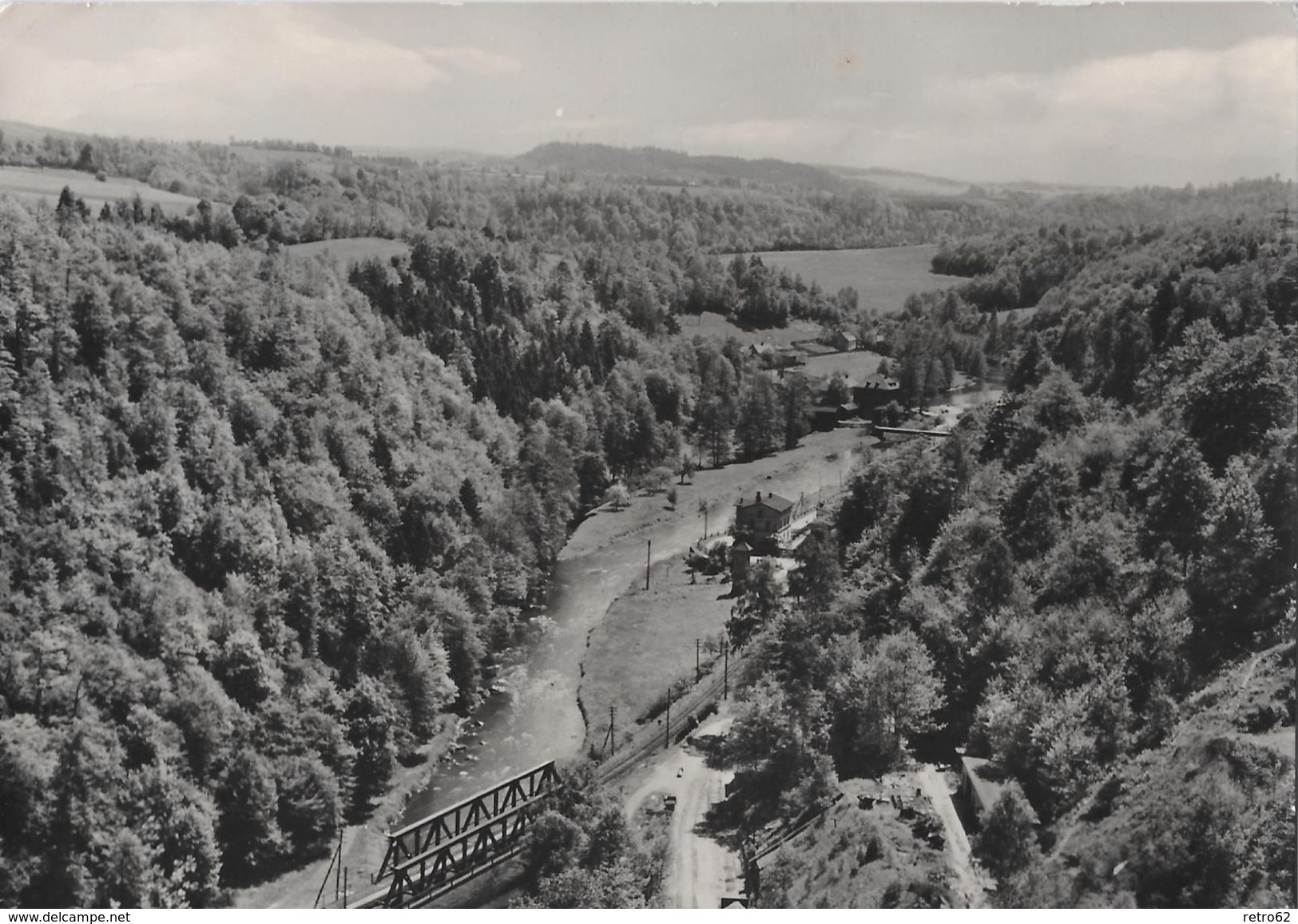 RENTZSCHMÜHLE - Im Elstertal, Fotokarte Anno 1964 - Pöhl