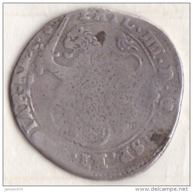 Pays-Bas Espagnols, 1 Escalin 1623  BRABANT , En Argent  , KM# 52.3 - 1714-1794 Österreichische Niederlande