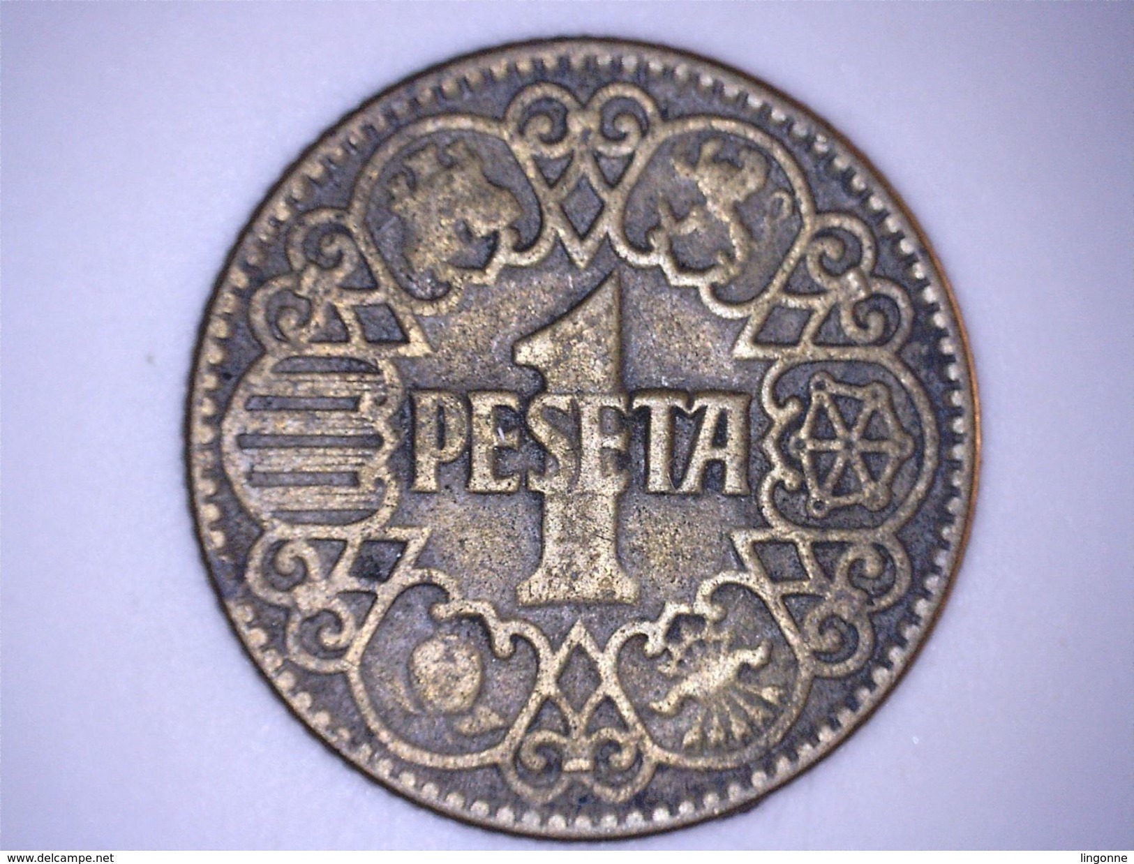 ESPAGNE - 1 PESETA 1944 - 1 Peseta