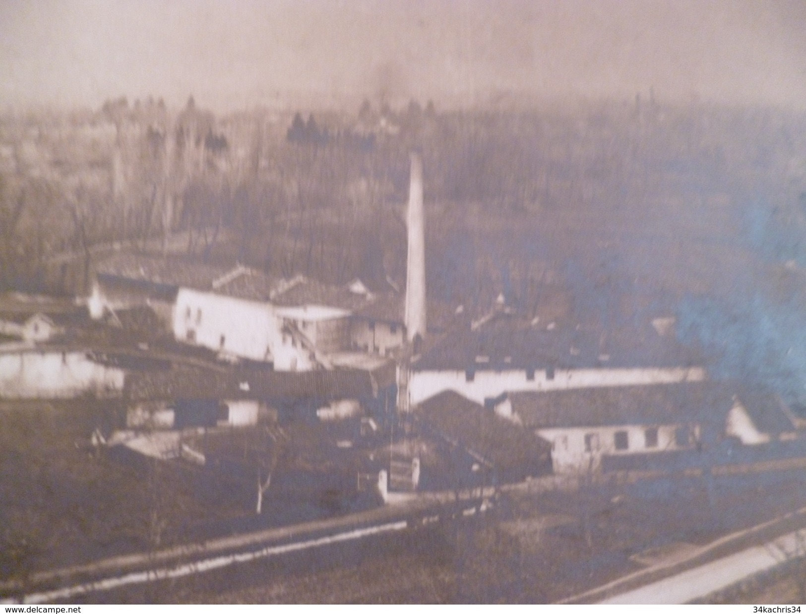 Carte Photo  Moirans Isère Usine De Scey Papeterie F.Barjon - Moirans