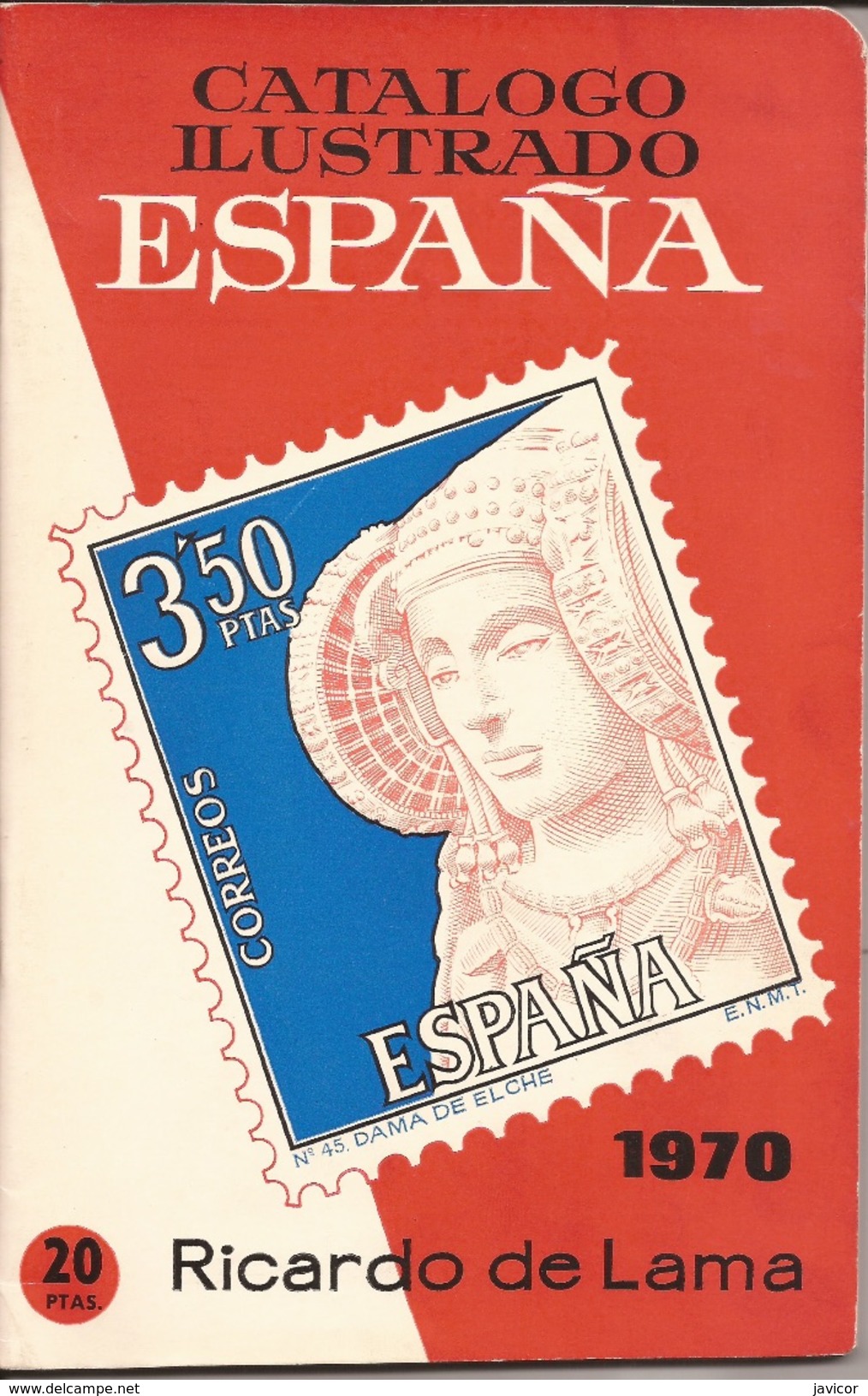 1970 Catalogo Ilustrado Sellos España - Ricardo De Lama -CURIOSIDAD - Spanien