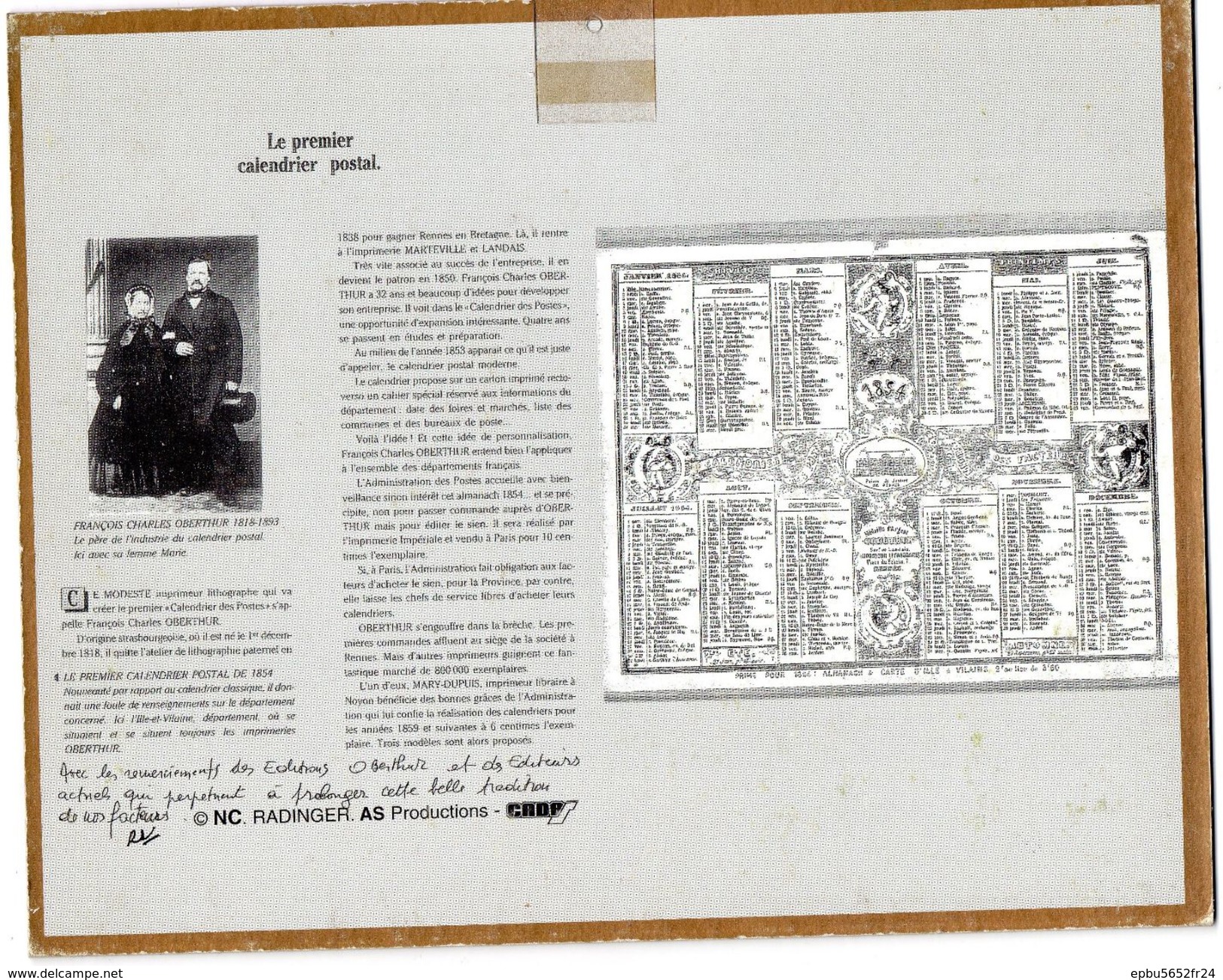 Almanach Des Postes Et Des Telégraphes 1904  LA TOUR D'AUVERGNE :"Qui Veut Ma Cocarde La Prenne!" Tableau De LE DRU - Grand Format : 1901-20