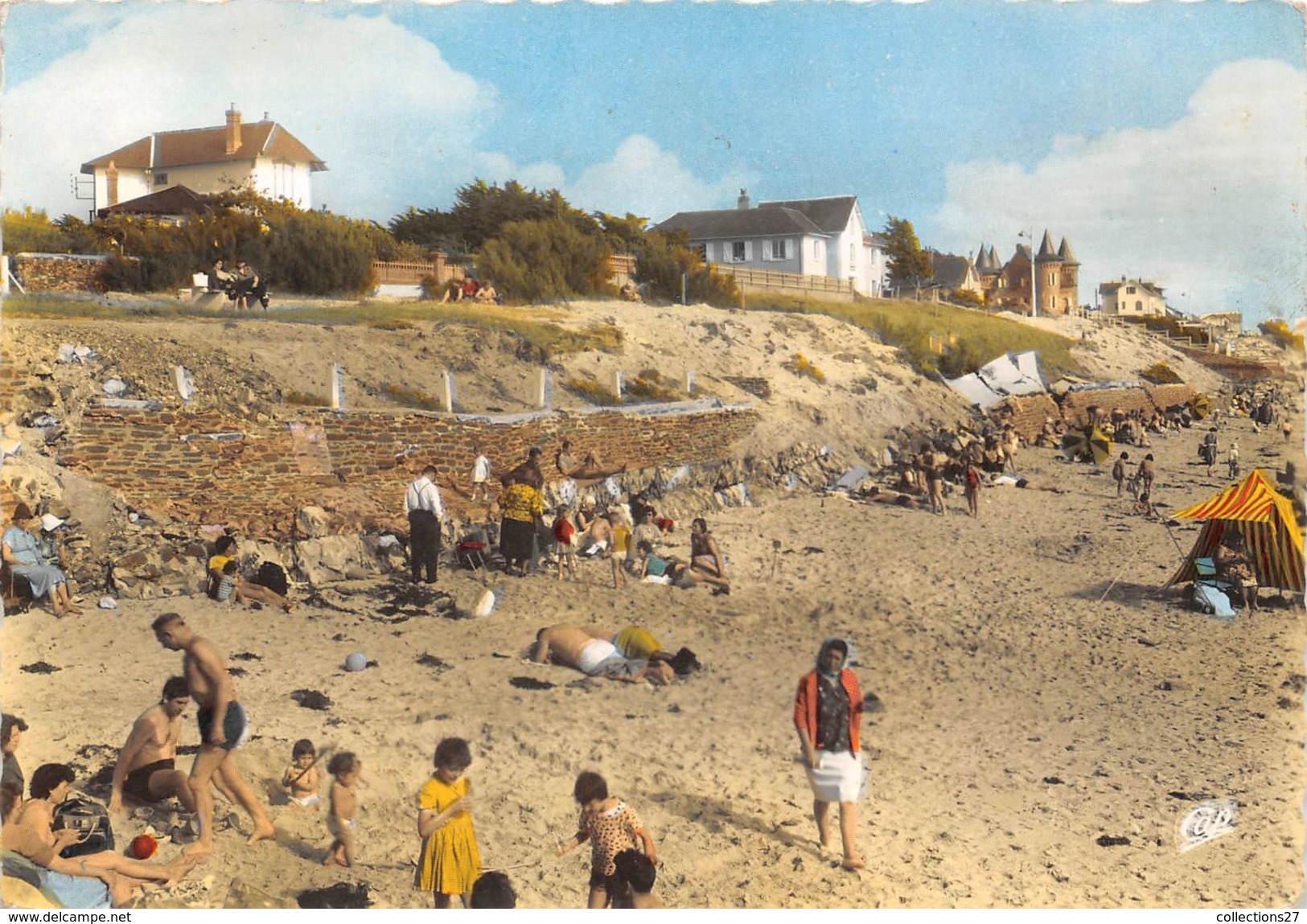 50-BARNEVILLE-   LA PLAGE ET LES VILLAS - Barneville