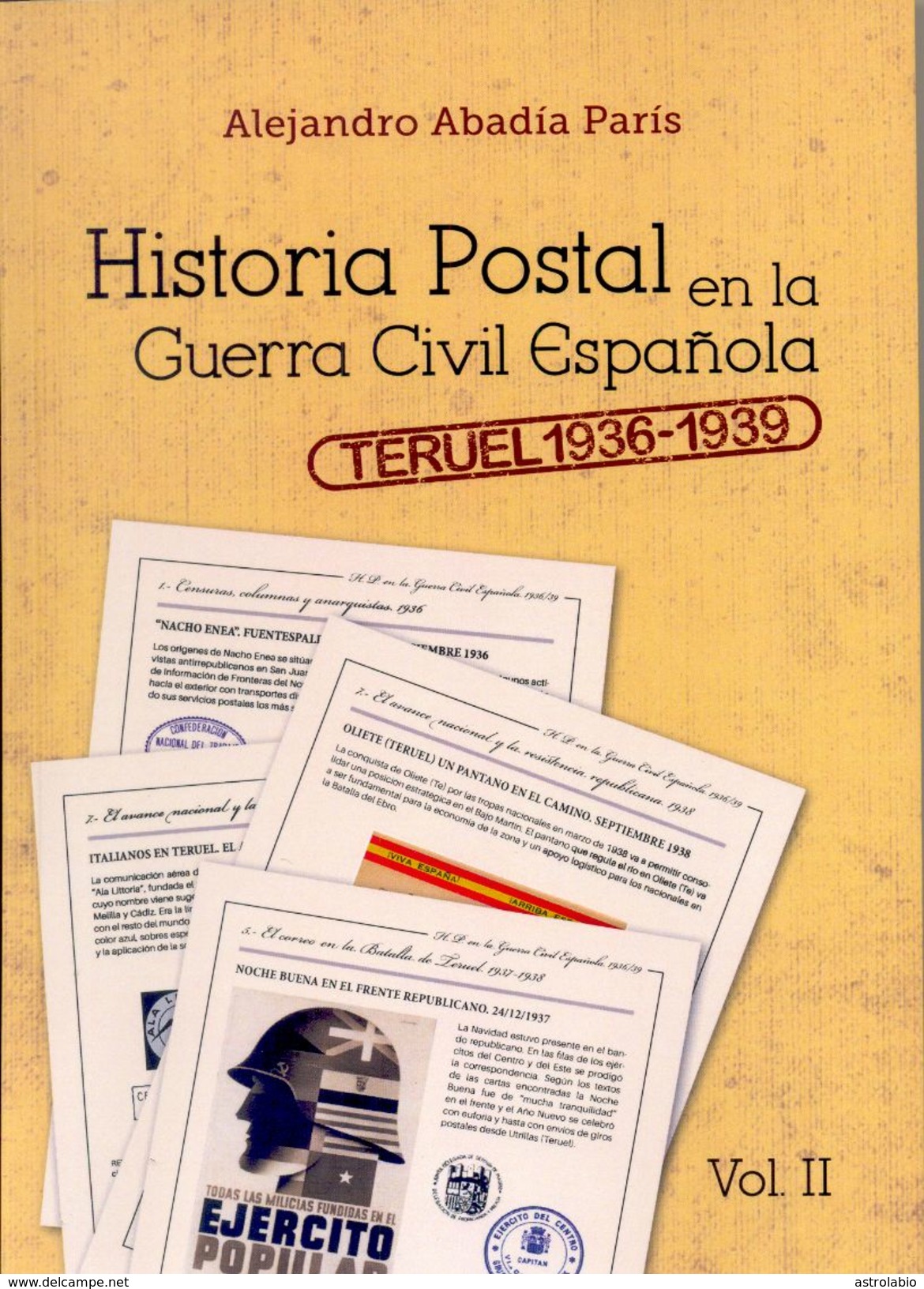 Historia Postal En La Guerra Civil Española Vol II - Teruel 1936-39  Ver 7 Scan - Militaire Post & Postgeschiedenis