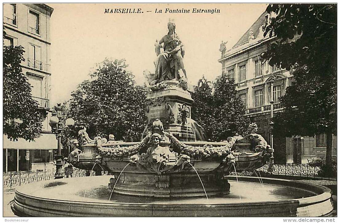 13 MARSEILLE  LA FONTAINE ESTRANGIN - Monuments