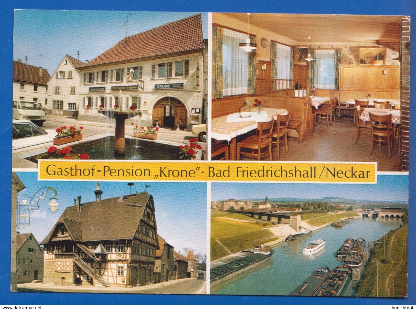 Deutschland; Kochendorf Bei Bad Friedrichshall; Gasthof Krone - Bad Friedrichshall