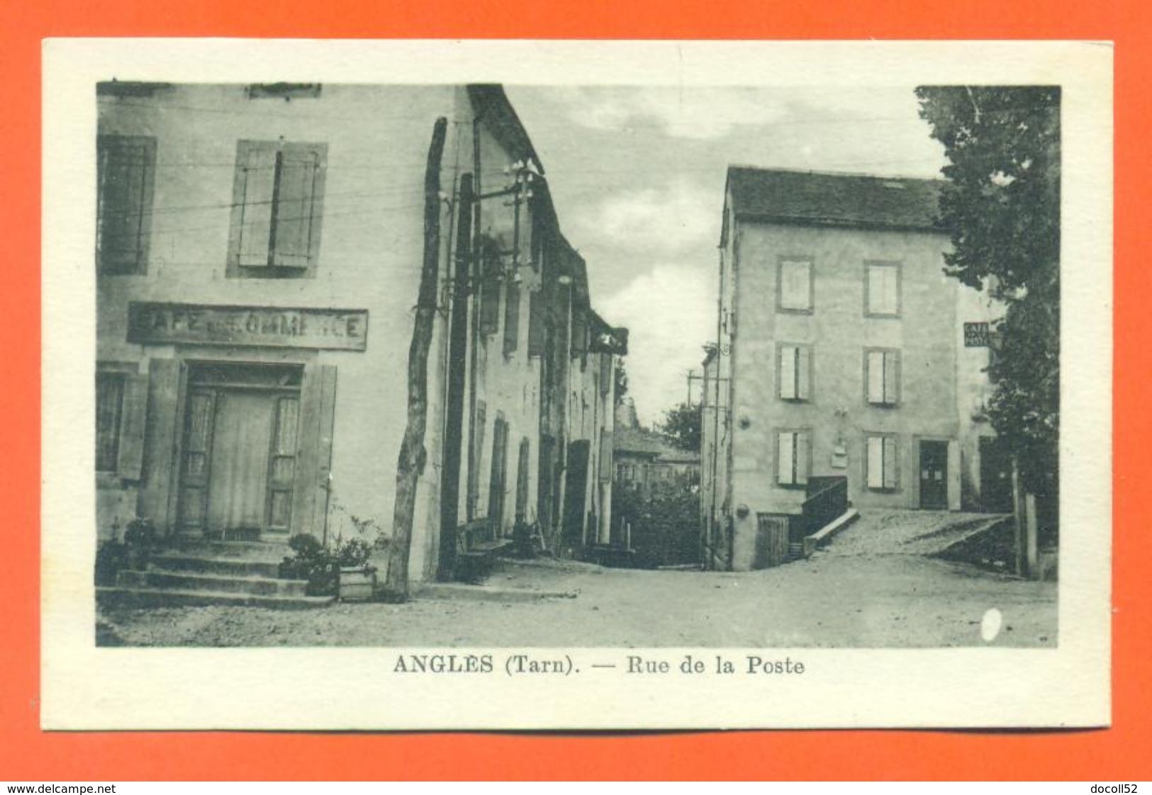 CPA 81 Anglès Du Tarn " Rue De La Poste " LJCP 48 - Angles