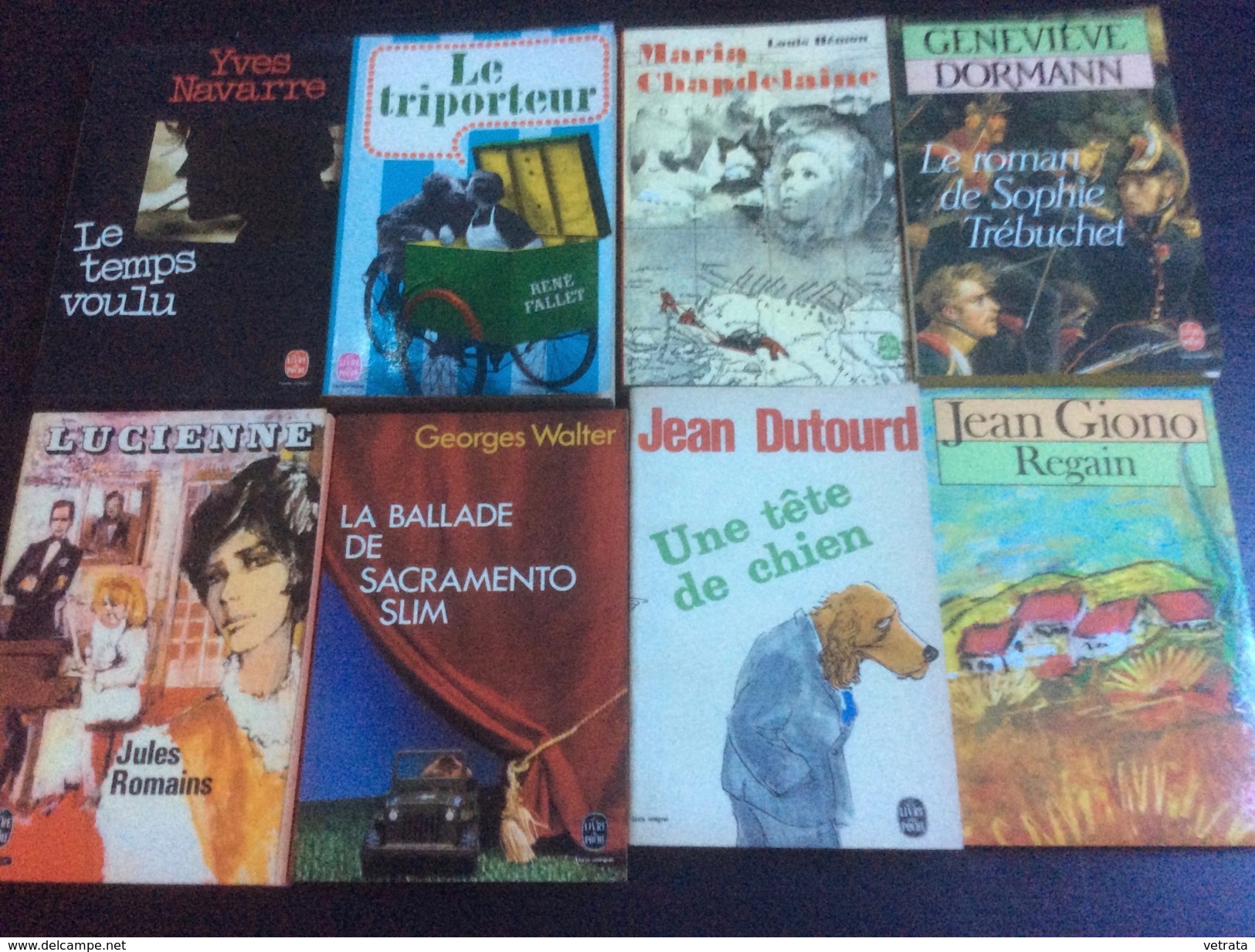 Lot De 10 livres Livre De Poche : G. Dormann, Le Roman De Sophie Trébuchet/L. Hemon, Maria Chapdelaine//R.Fallet, Le Tri - Wholesale, Bulk Lots