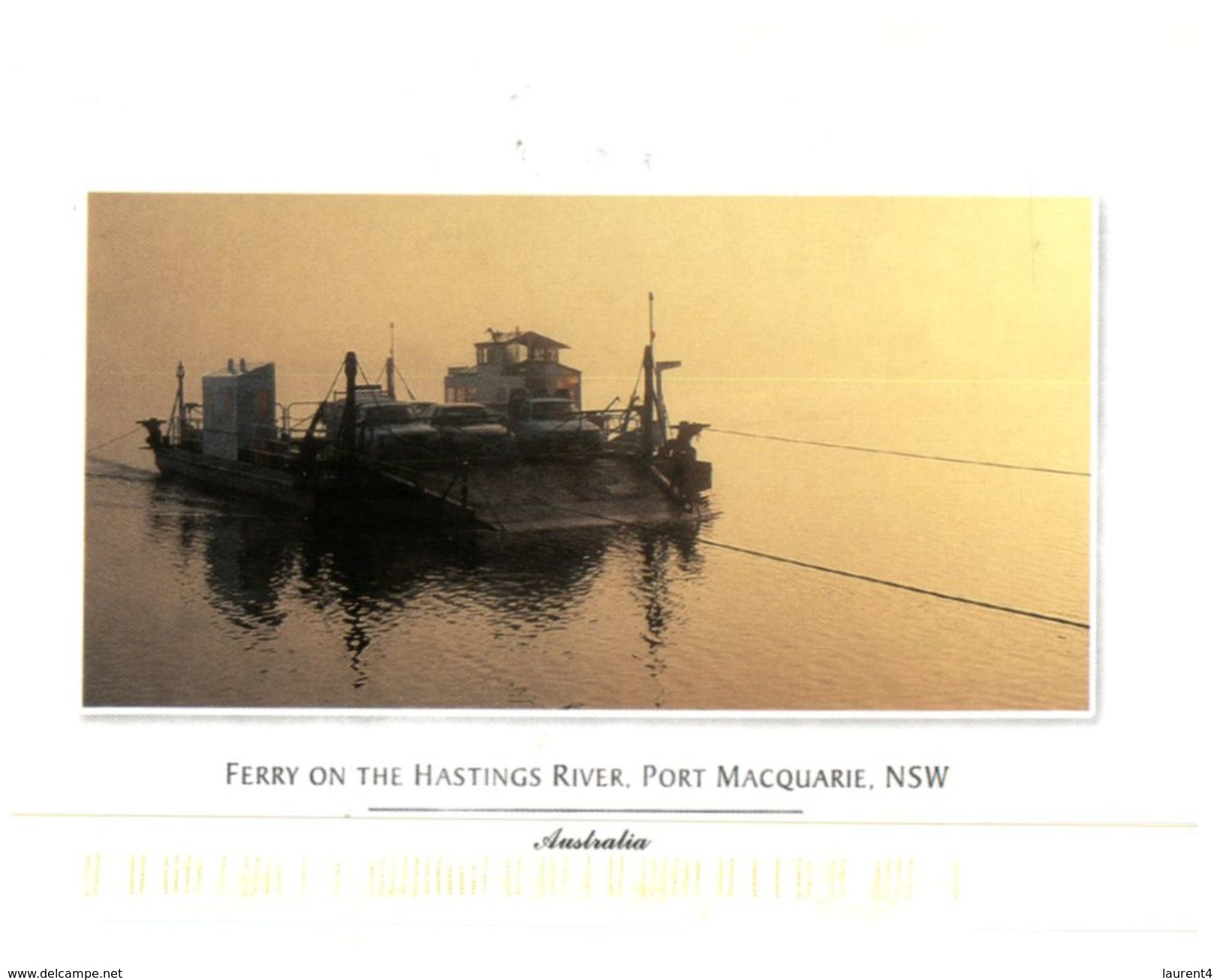 (328) Australia - (with Satamp At Back Of Card) - NSW-  Port Macquarie Ferry - Port Macquarie