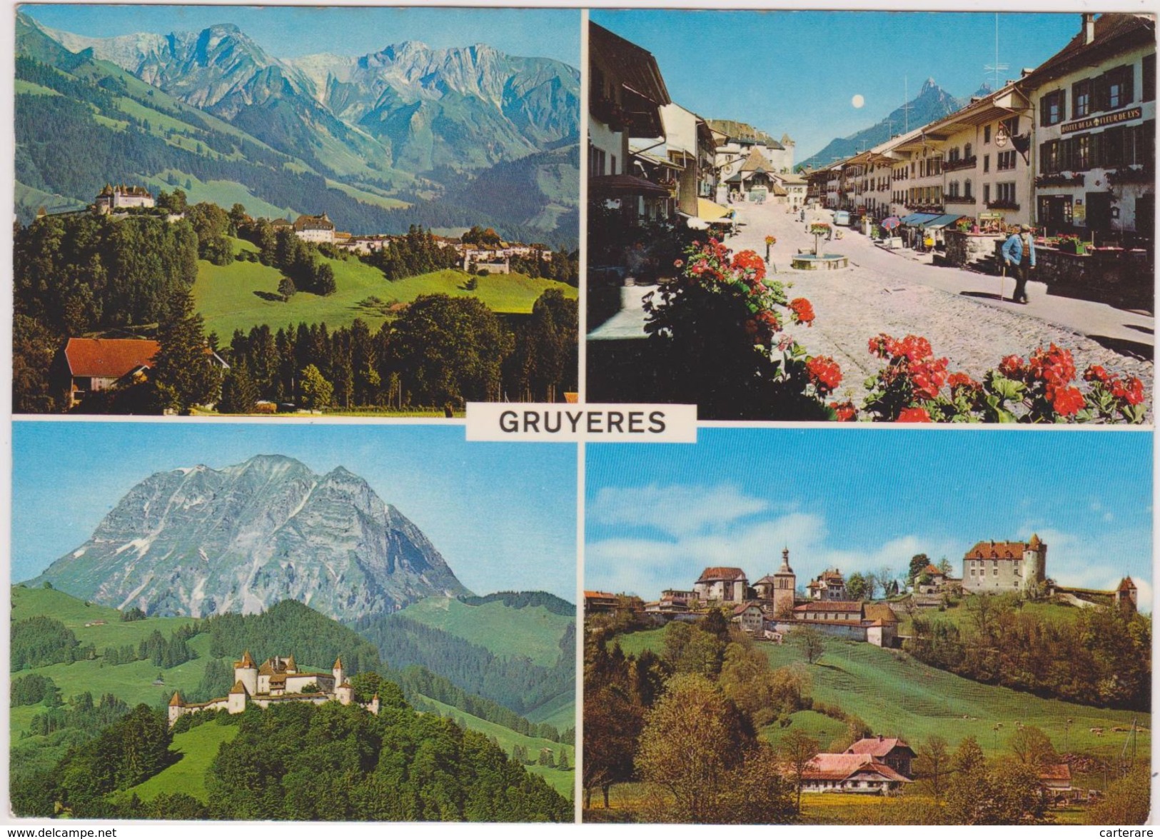 SUISSE,SWITZERLAND,SWISS, HELVETIA,SCHWEIZ,SVIZZERA ,FRIBOURG,GRUYERES,HOTEL DE LA FLEUR DE LYS - Fribourg