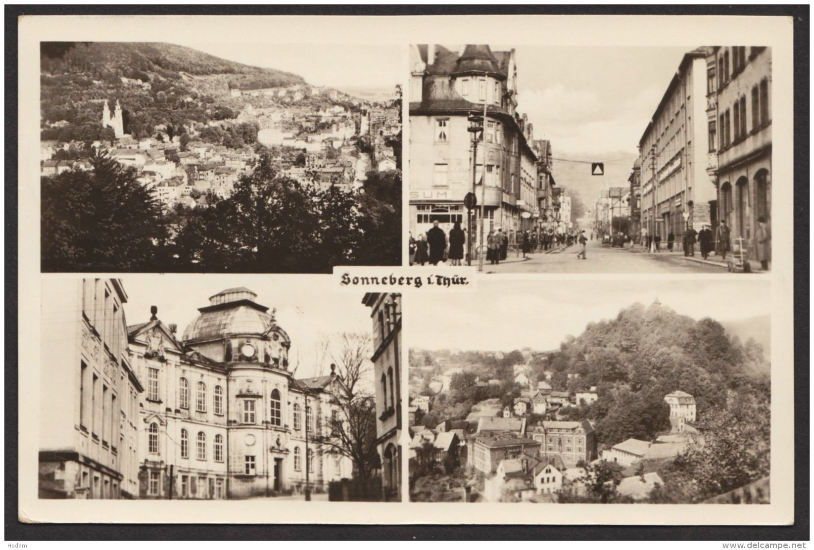 Sonneberg, Mehrbild- Fotokarte, 1955 - Sonneberg