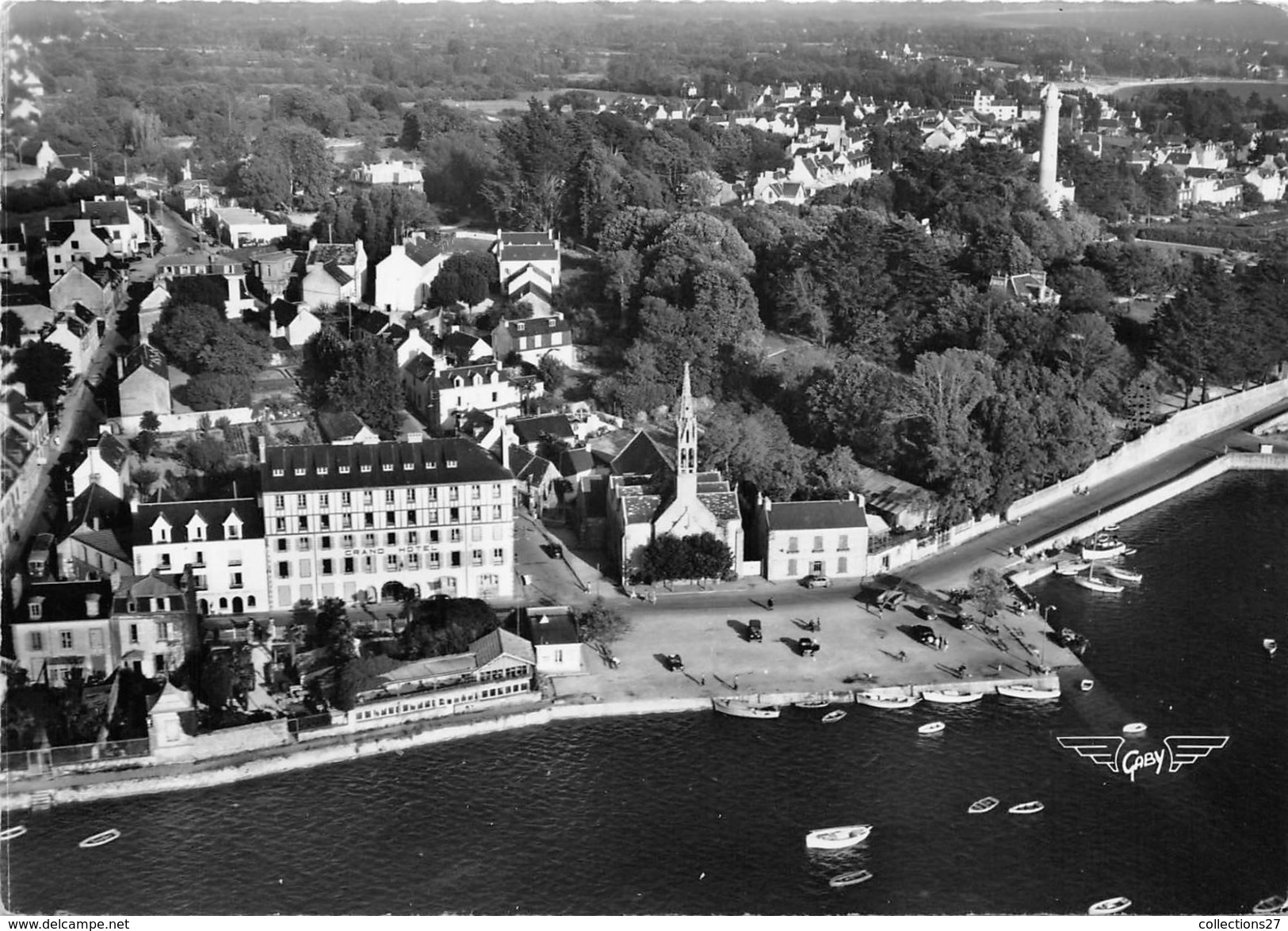 29-BENODET- LE PORT VUE DU CIEL - Bénodet