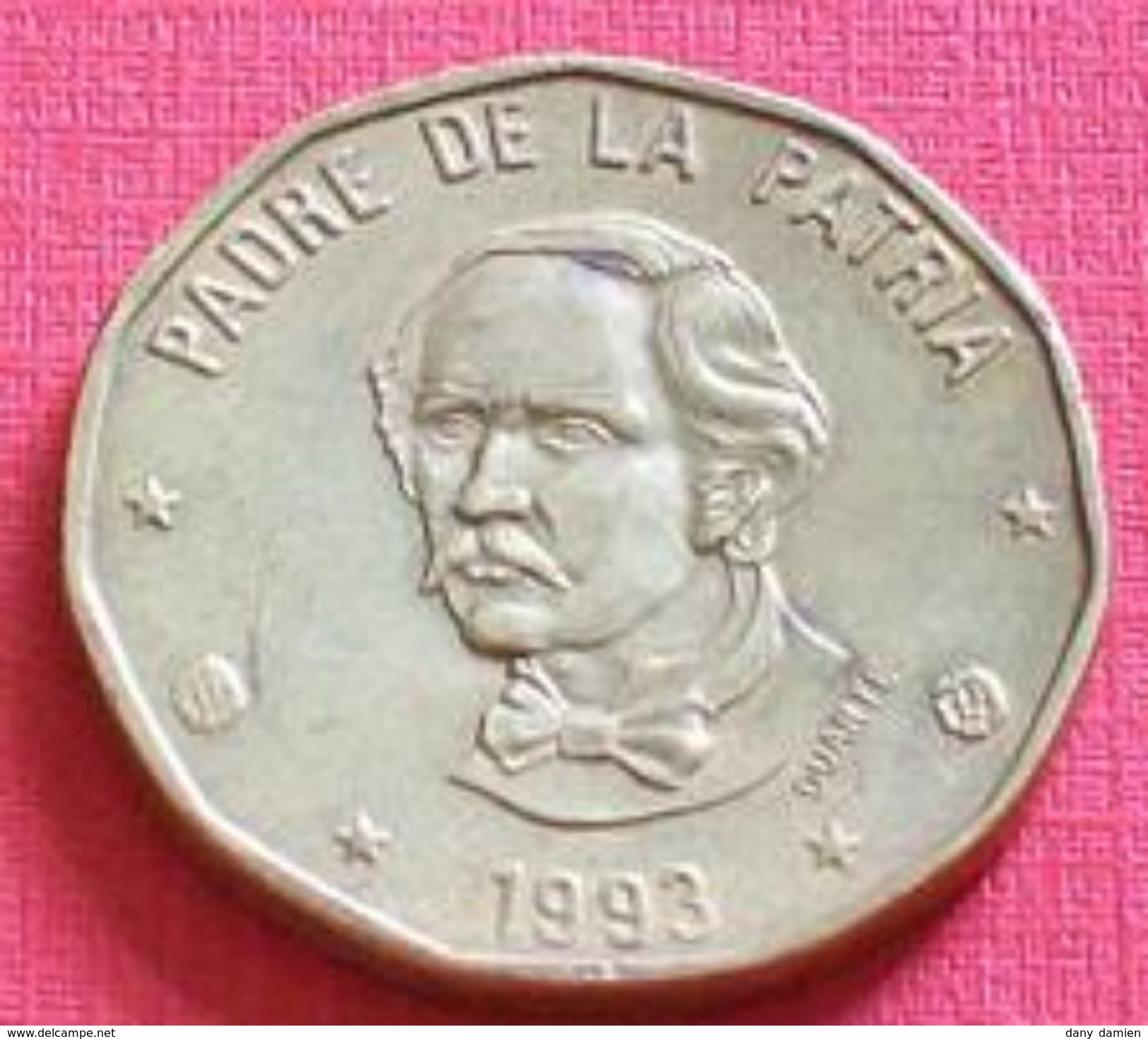 REPUBLIQUE DOMINICAINE - REPUBLIC DOMINICANA - 1 PESOS (1993) - Dominikanische Rep.