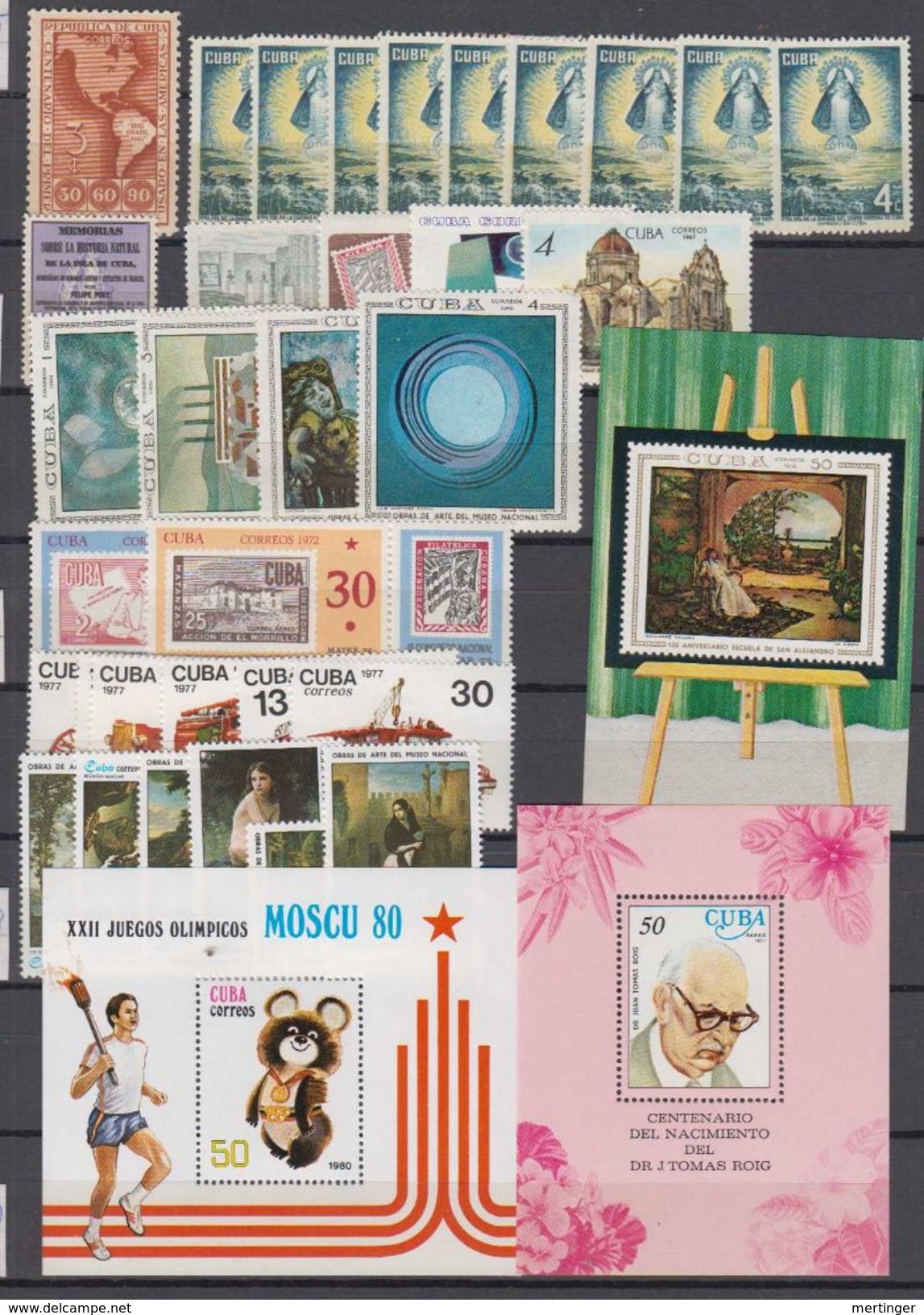 Kuba Cuba 1944-80 ** MNH Collection - Lots & Serien