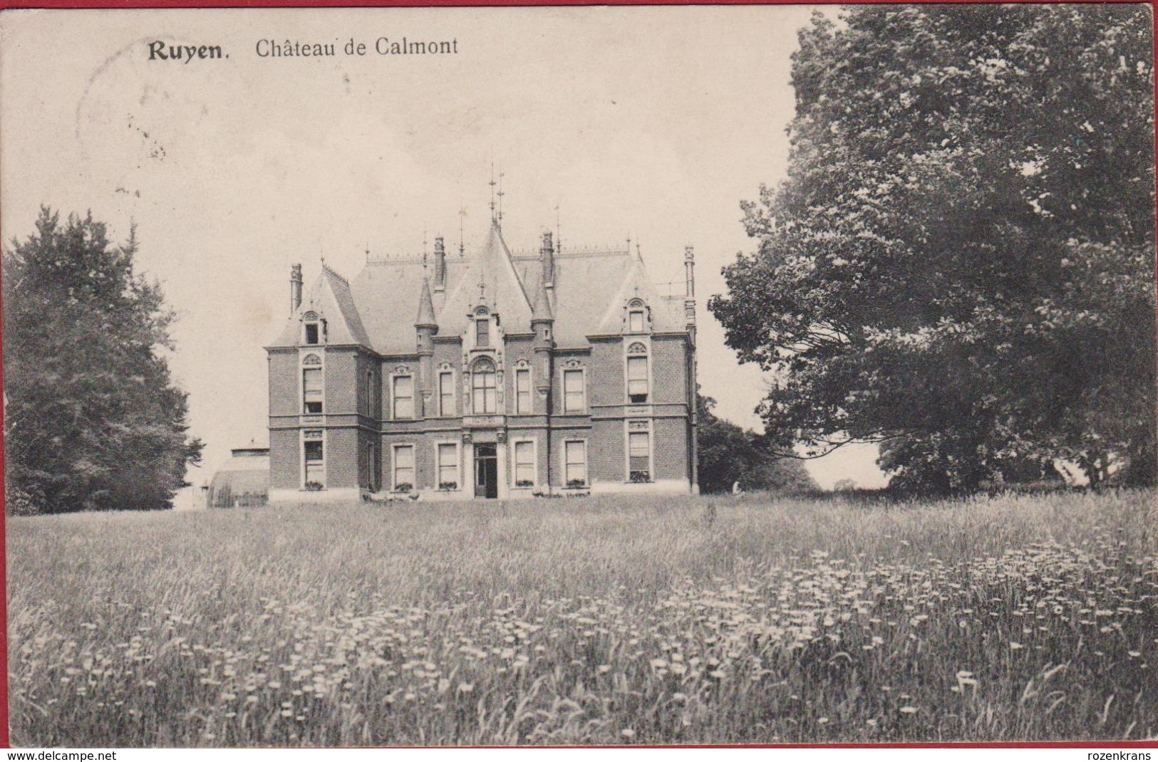 Ruien Ruyen Kluisbergen Chateau De Calmont (In Zeer Goede Staat) - Kluisbergen