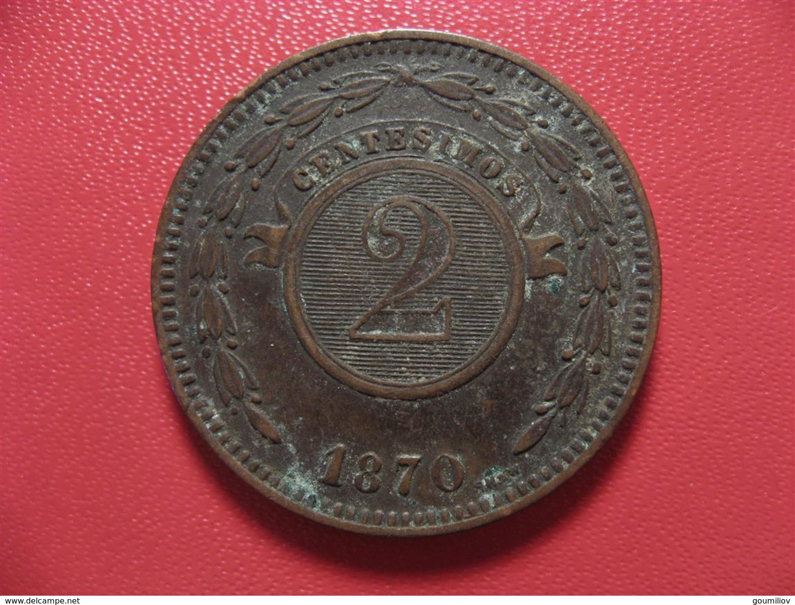 Paraguay - 2 Centavos 1870 3654 - Paraguay