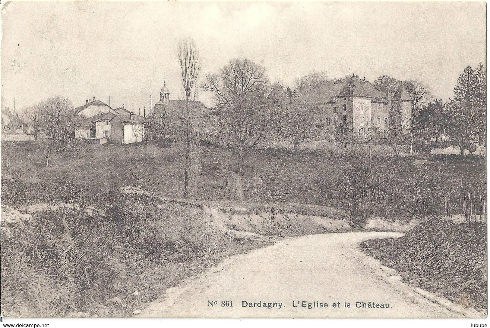 Dardagny - L'Eglise Et Le Château              1916 - Dardagny