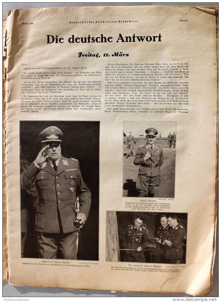 Illustrierter Beobachter 1938 Der Führer Macht Geschichte Sonderheft - Duits