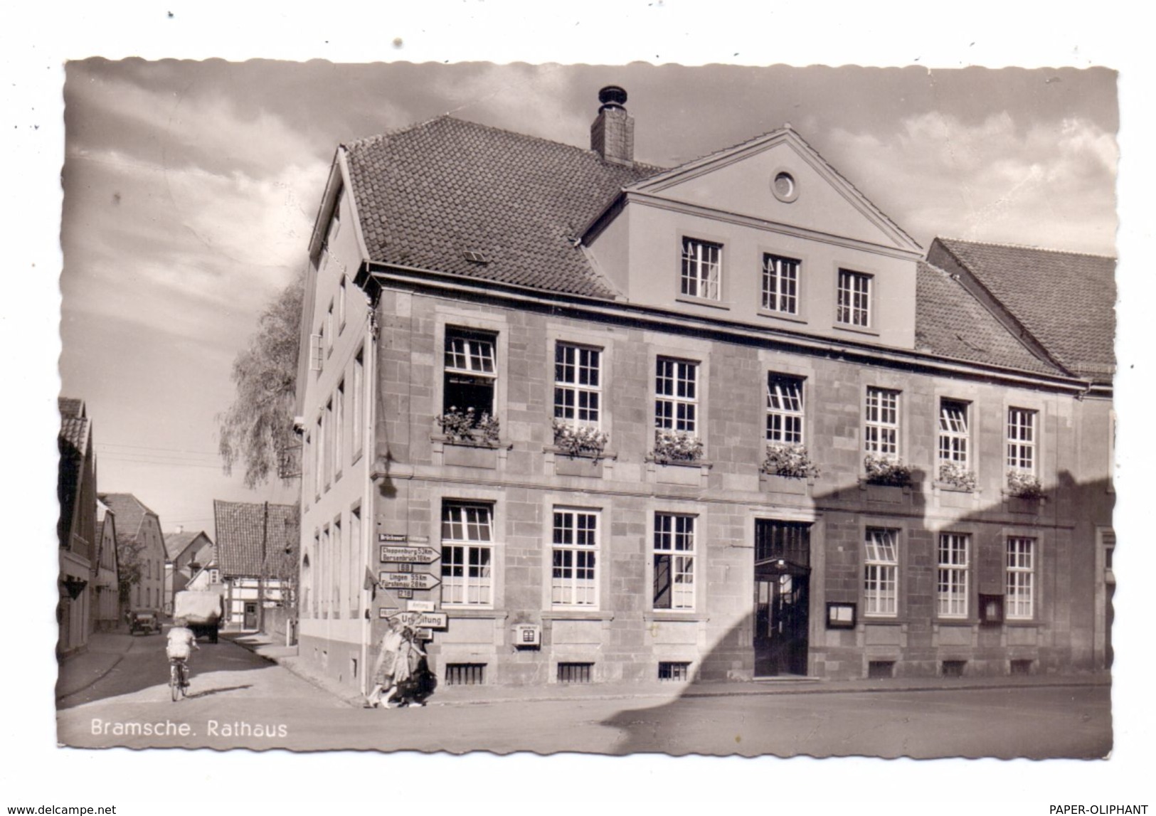 4550 BRAMSCHE, Rathaus, 1954, Niederl Feldpost - Bramsche