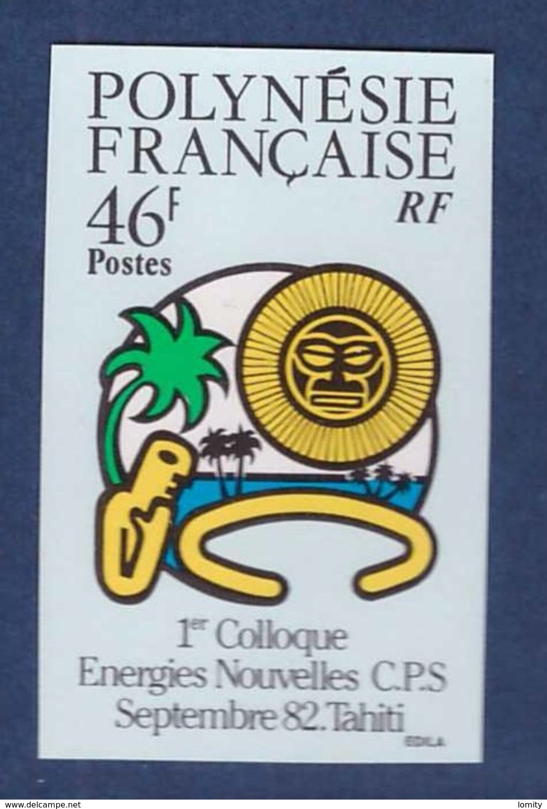Polynésie Française Non Dentelé Neuf ** N°185 Cote 15€ - Imperforates, Proofs & Errors