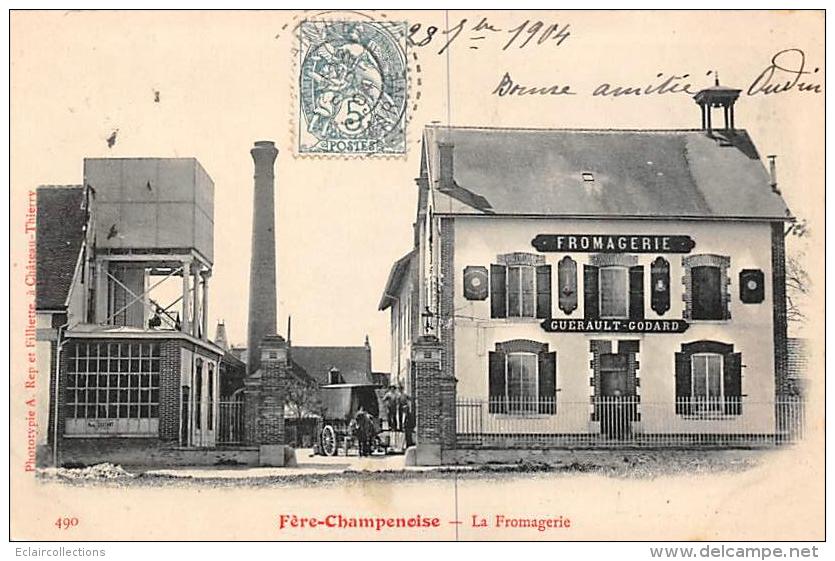 Fère Champenoise        51      Fromagerie Guéraud Godard    (voir Scan) - Fère-Champenoise