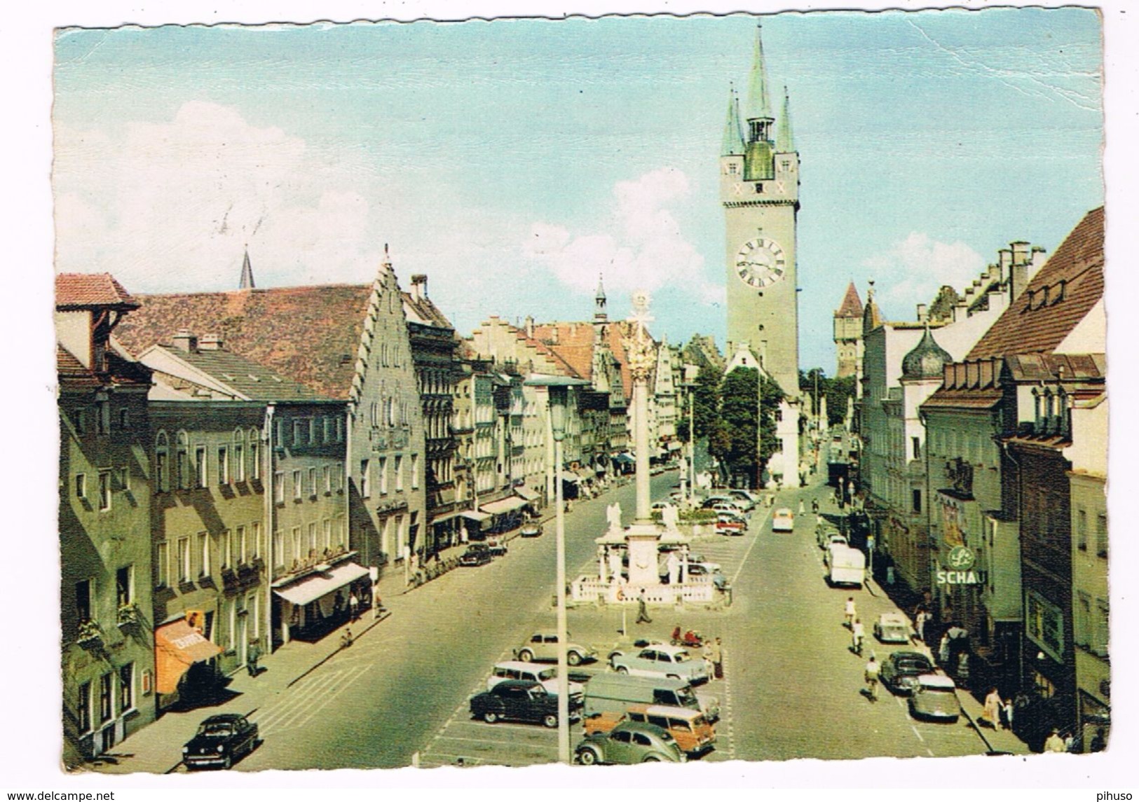 D-7872    STRAUBING : Theresienplatz - Straubing