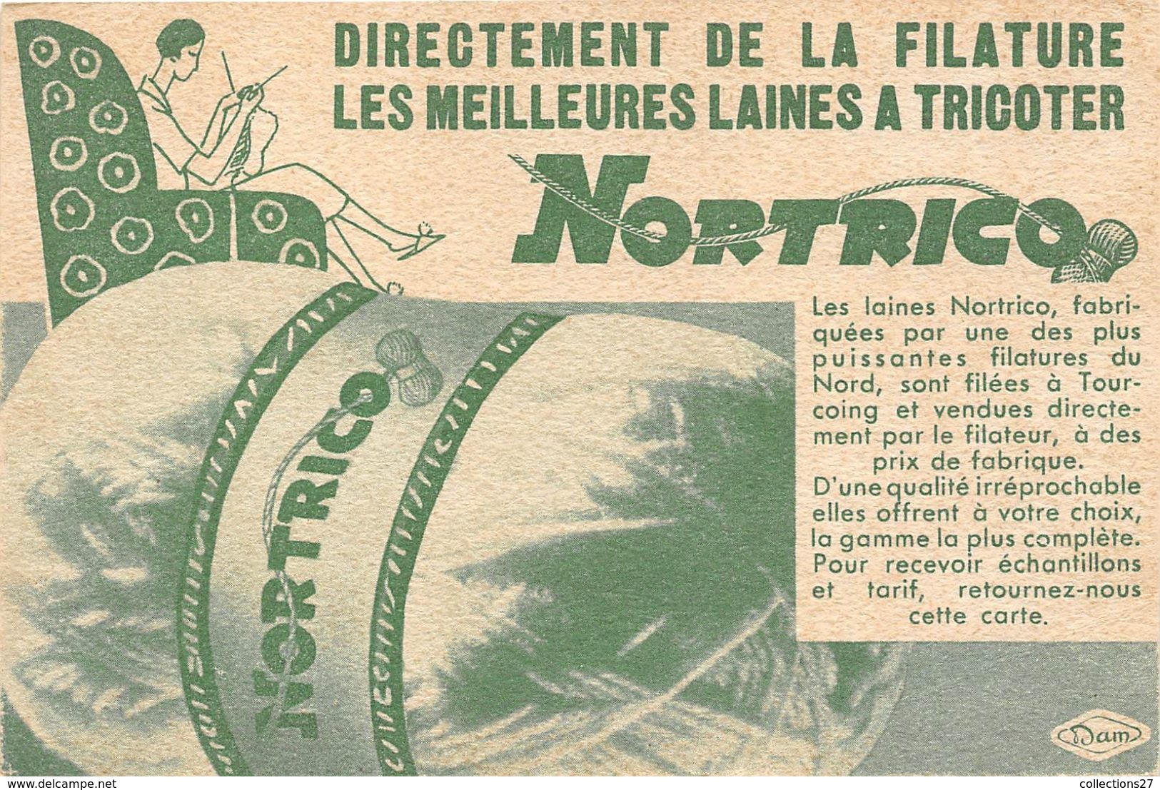 59-TOURCOING- LAINES A TRICOTER , NORTRICO CHAUSSE FERMAND-FOREST - Tourcoing