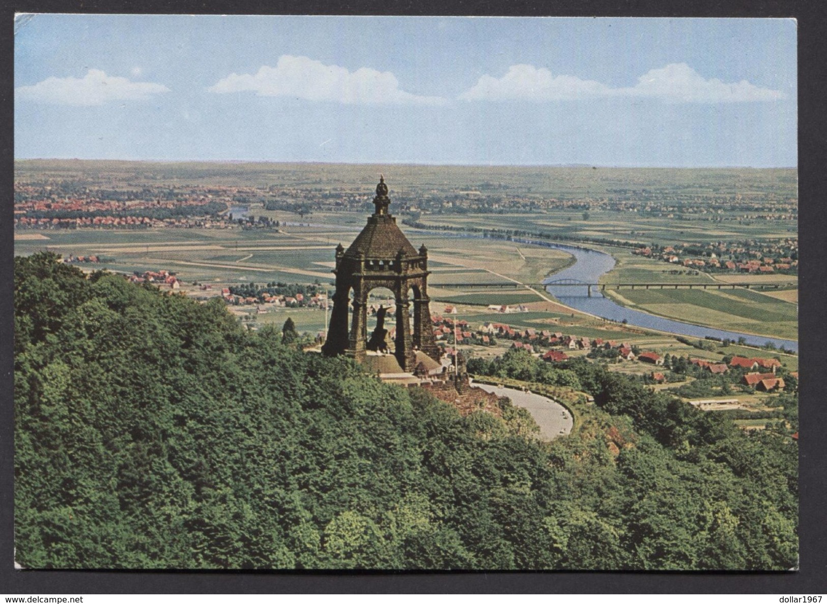 Kaiser Wilhelm Denkmal (Porta Westfalica) Kreis Minden-Lübbecke. - See The 2  Scans For Condition. ( Originalscan !!! ) - Lübbecke