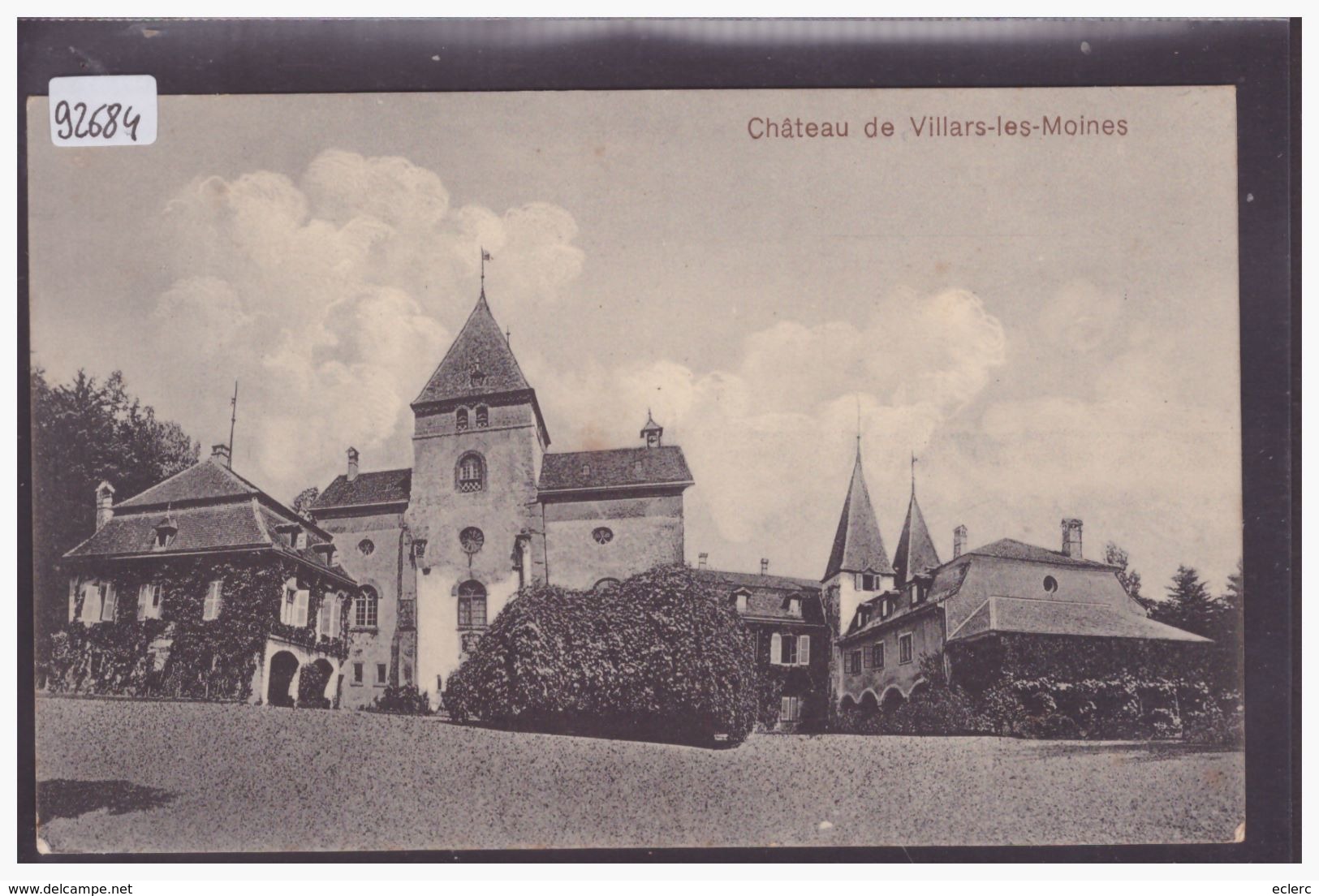 VILLARS LES MOINES - MÜNCHWEILER - SCHLOSS - TB - Villars-les-Moines