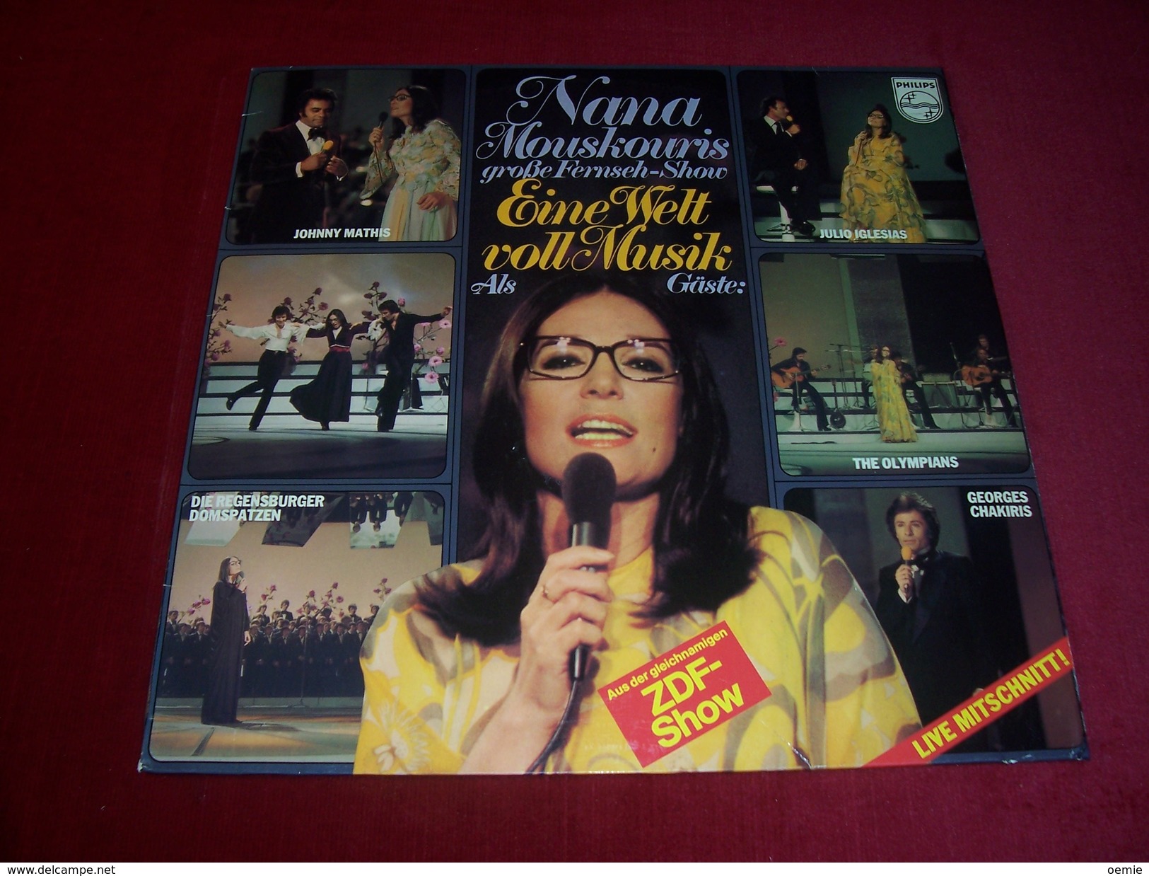 NANA  MOUSKOURI   °  EINE  WELT  VOLL  MUSIK  ALS  GASTE  °° MADE IN GERMANY - Autres - Musique Allemande