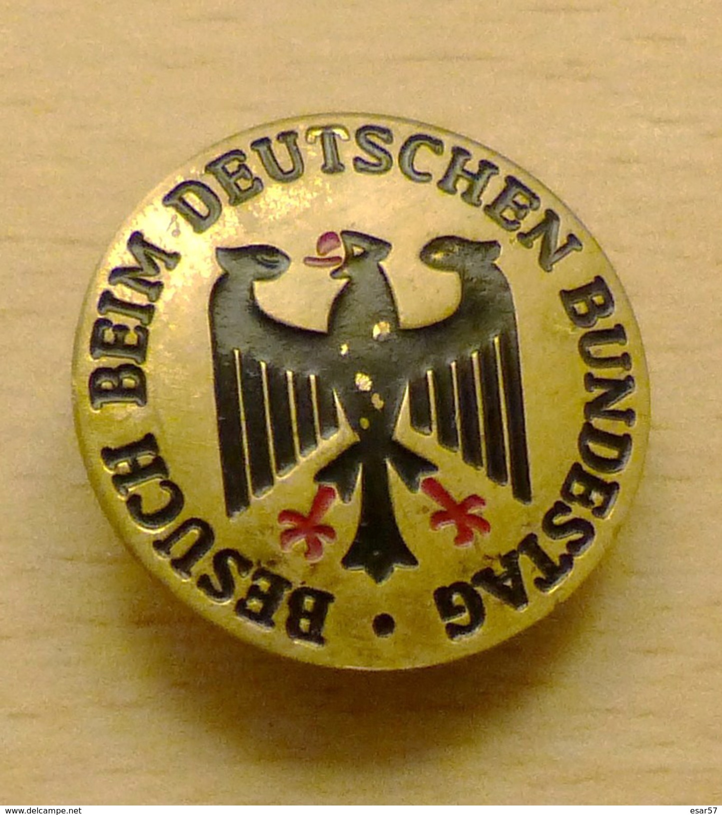 INSIGNE Visite Du Bundestag à Bonn ( Années 70 ) - Recordatorios