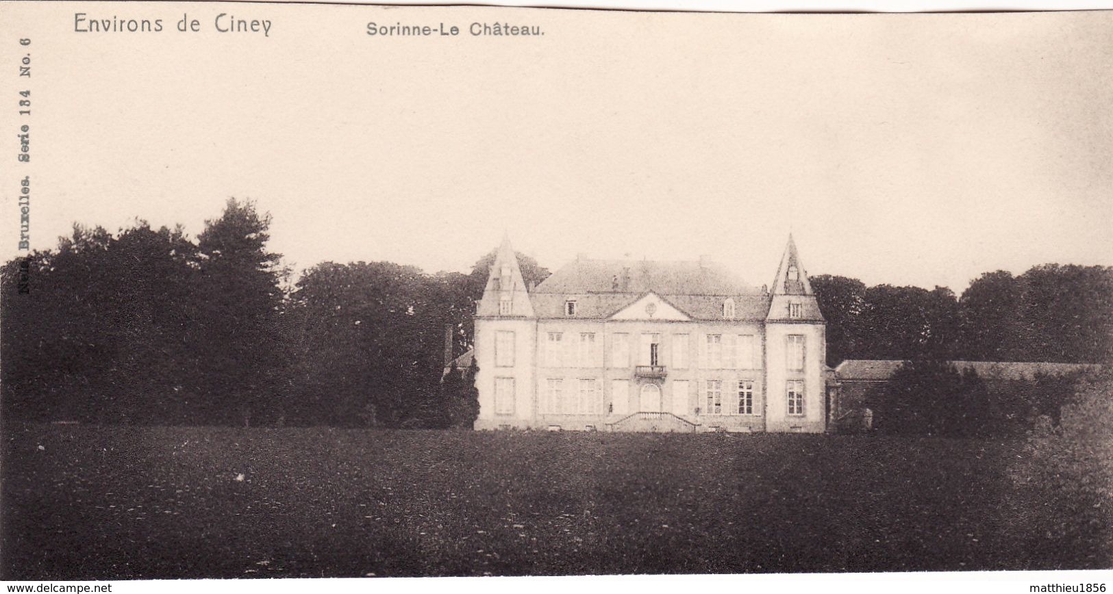 CPA Environs De CINEY - Sorinne-le-Château (A181, Ww1, Wk 1) - Ciney