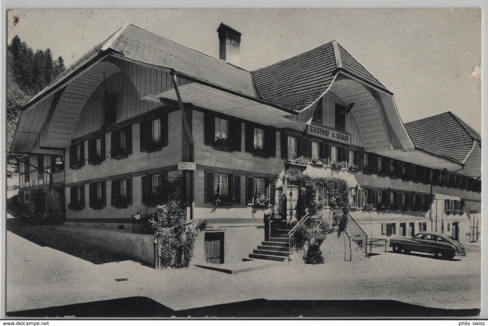 Signau - Gasthof Bären Fam. W. Müller - Photo: H. Scheidegger - Signau