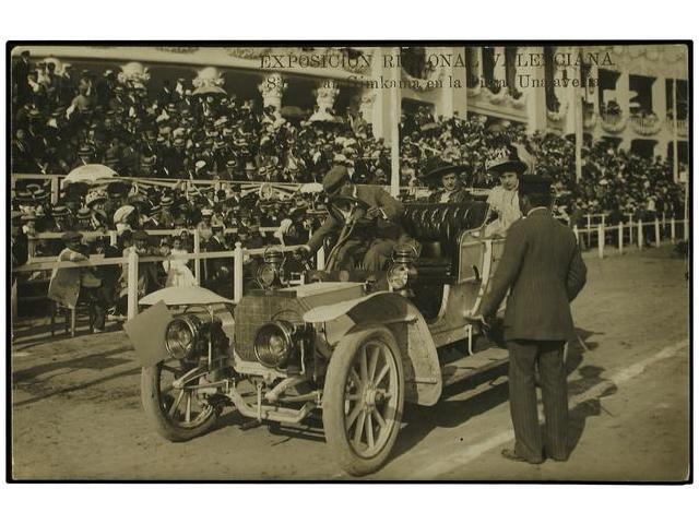 3350 ESPAÑA. VALENCIA. VALENCIA. AUTOMOVILES. Gran Gimkama En La Pista. Una Avería (FOTO.) (B/C). - Autres & Non Classés