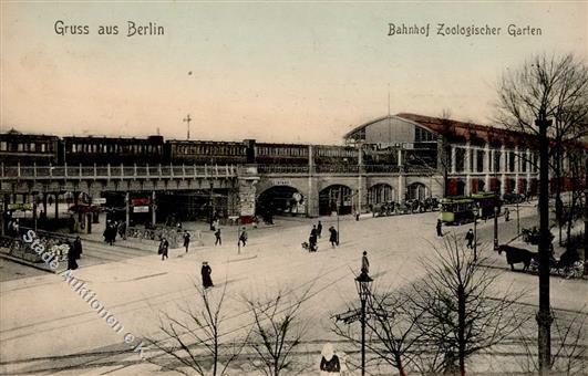 Tiergarten (1000) Bahnhof Straßenbahn II (kleine Stauchung) - Collezioni (senza Album)