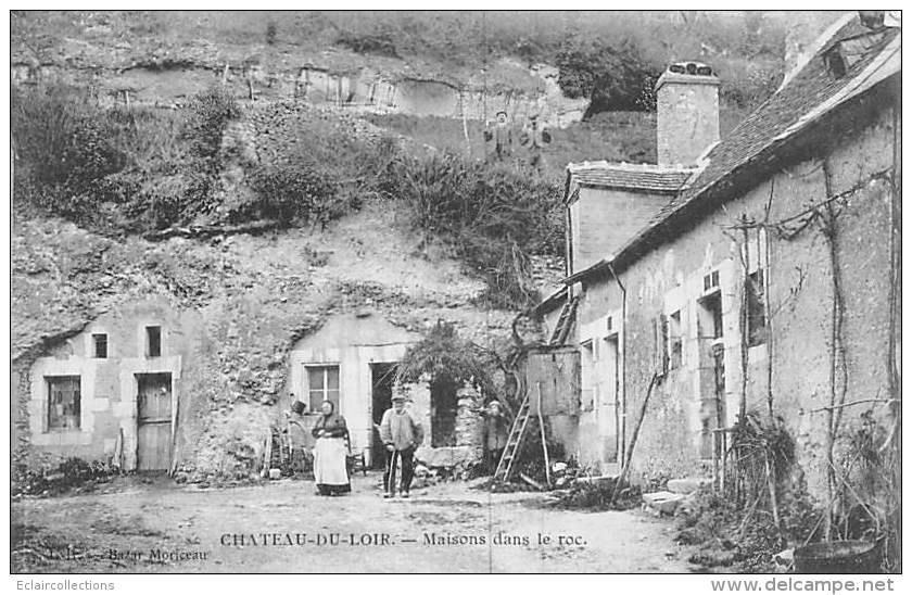 Chateau Du Loir             72         Maisons Troglodytes           (voir Scan) - Chateau Du Loir