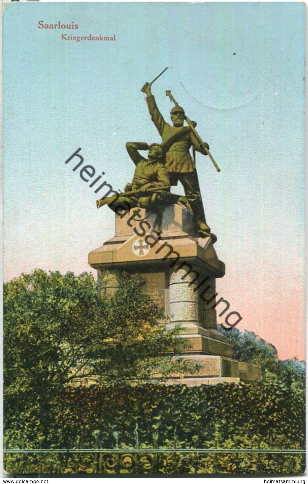 Saarlouis - Kriegerdenkmal - Feldpost - Kreis Saarlouis