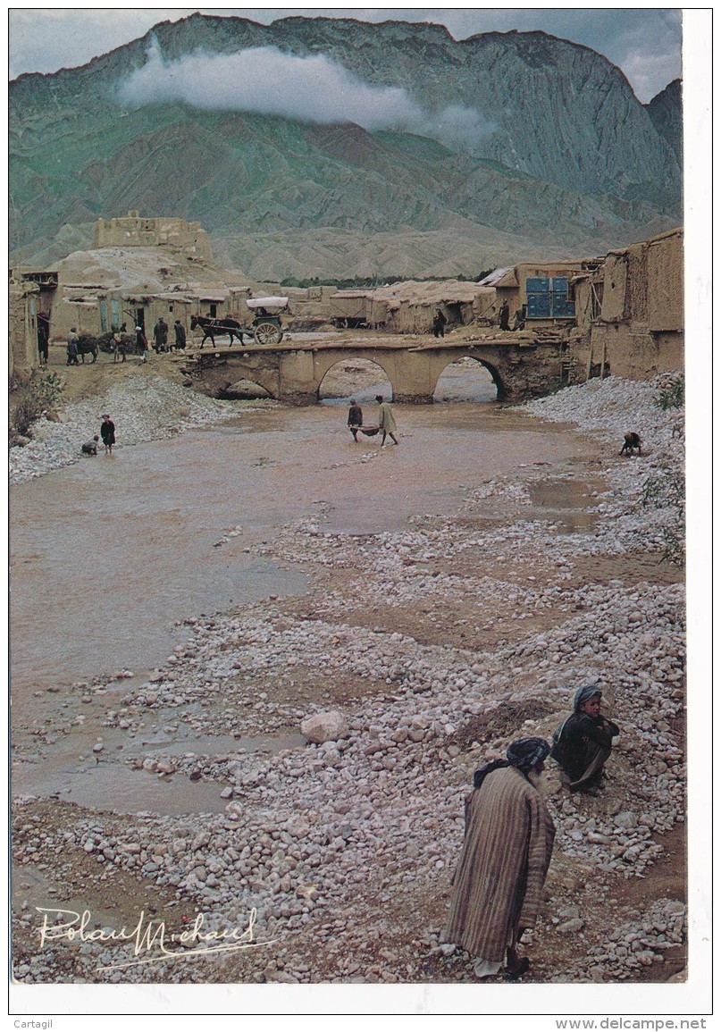 CPM Maxi  34690 -Afghanistan-Pont Cité Caravanière -Photo D'art  Roland Michaud-Envoi Gratuit - Afghanistan