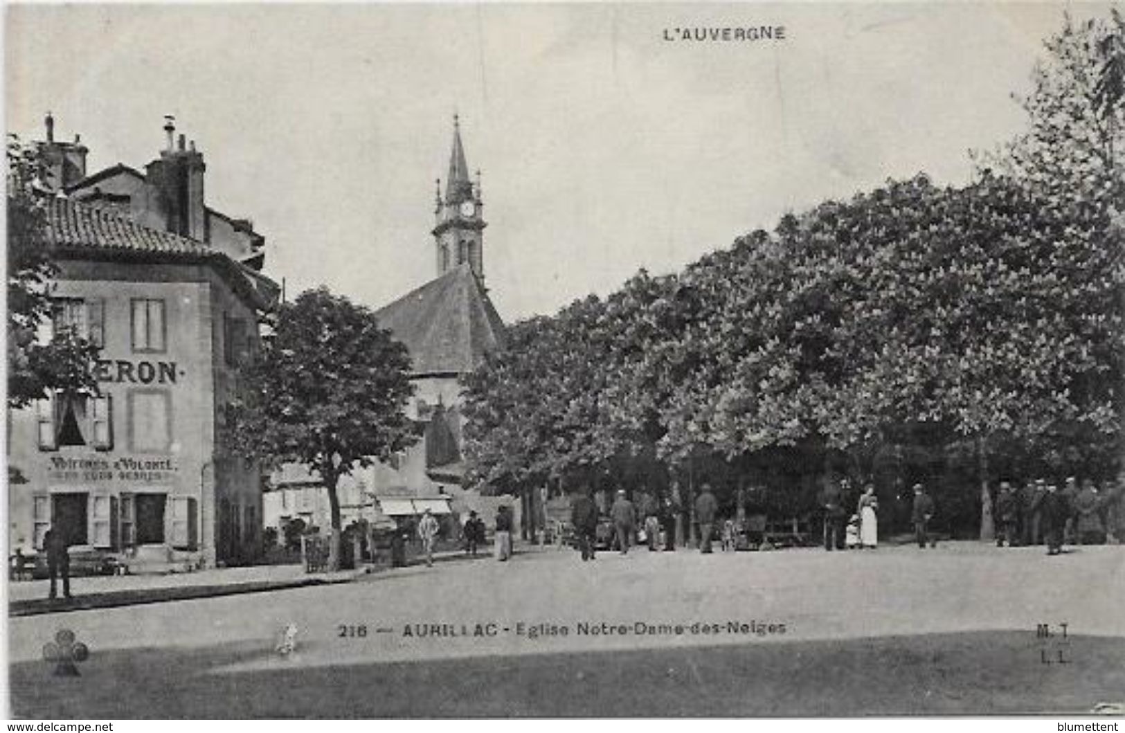 CPA Aurillac Cantal Auvergne écrite - Aurillac